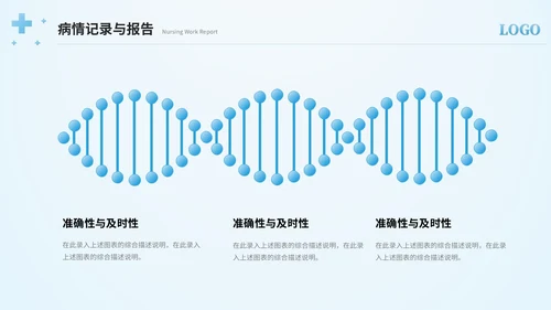 简约护士年终总结工作总结工作报告ppt模板