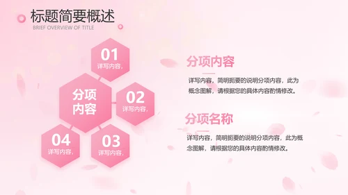 粉色唯美背景工作总结汇报动态PPT