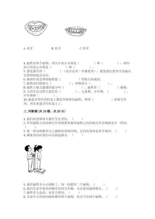 教科版二年级下册科学期末测试卷【研优卷】.docx