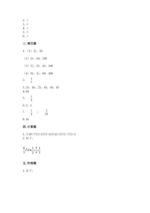 小学六年级数学上册期末卷带答案（满分必刷）.docx