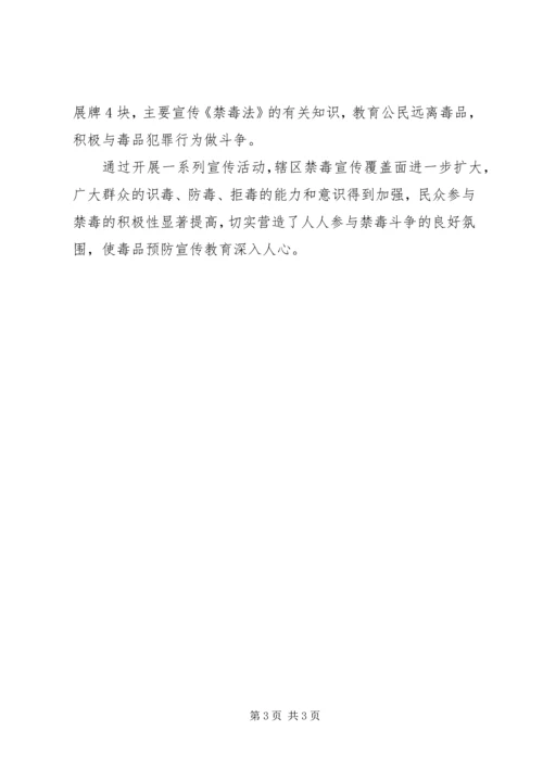 乡镇禁毒宣传月活动工作总结.docx