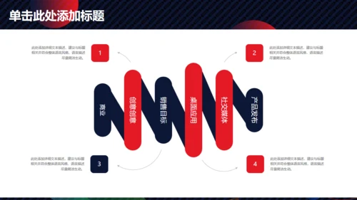商务总结计划圆形泡泡通用PPT模板