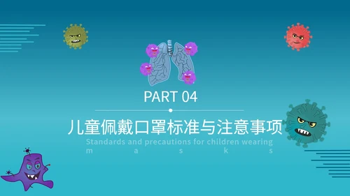 口罩正确使用指引PPT模板