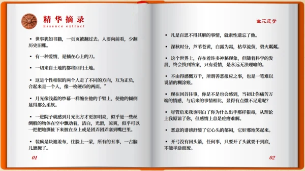 莫言作品《生死疲劳》通用PPT模板
