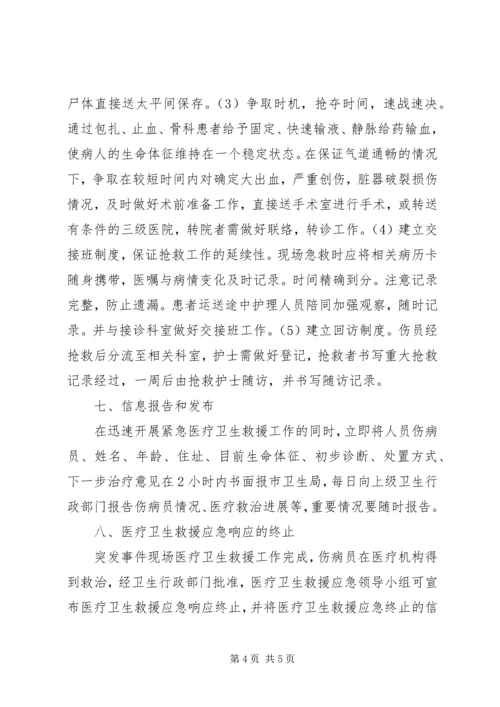 重大突发事件医疗卫生救援应急演练方案 (5).docx