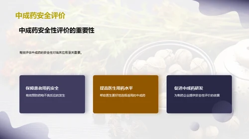 中成药：疗效与安全解析