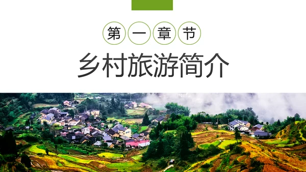 乡村旅游规划新农村建设乡村旅游项目PPT模板