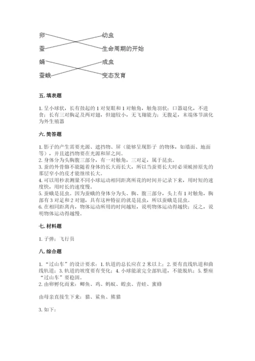 教科版科学三年级下册 期末测试卷【重点】.docx