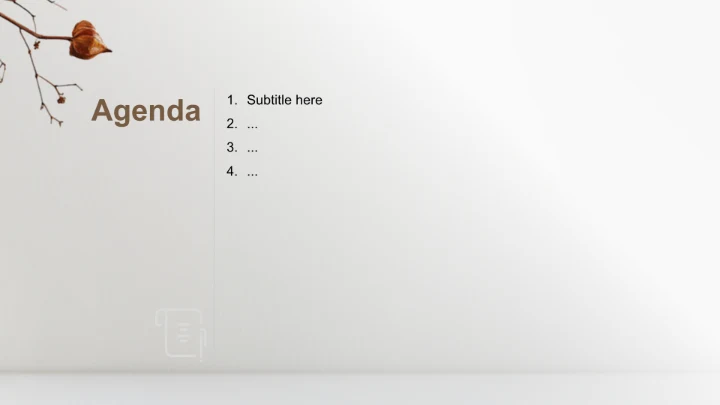 白简约风PPT主题