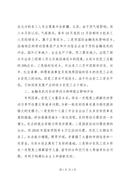 农民工返乡情况调研报告.docx