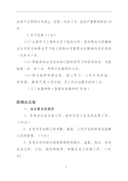 供热站岗位绩效考核办法.docx