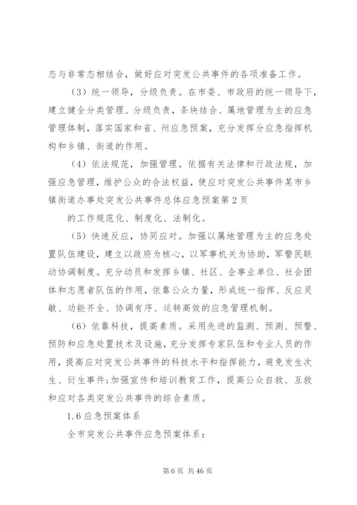 某市乡镇街道办事处突发公共事件总体应急预案.docx