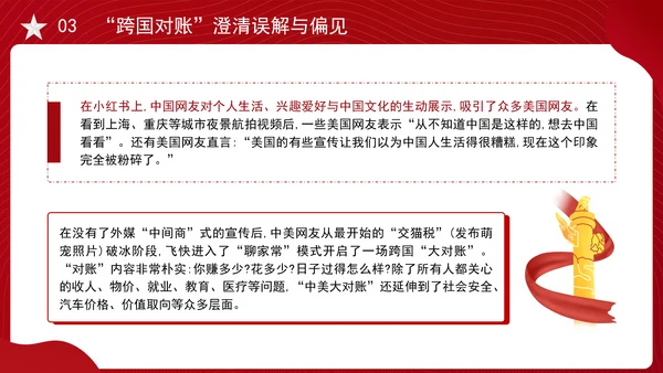 关于中美网民“小红书上交朋友”解说PPT课件