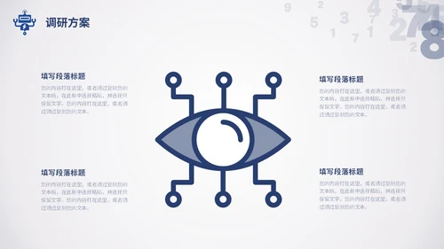 简约数字科技风人工智能机器人电脑网页商务通用PPT