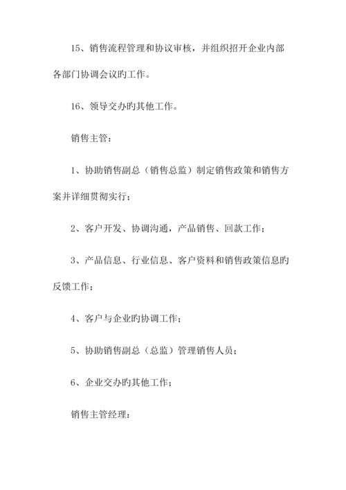 公司销售部管理规章制度基础.docx