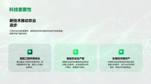 农业科技变革解析