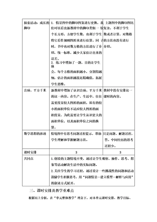 新北师大单元分析五上第六单元组合图形的面积单元教材解读