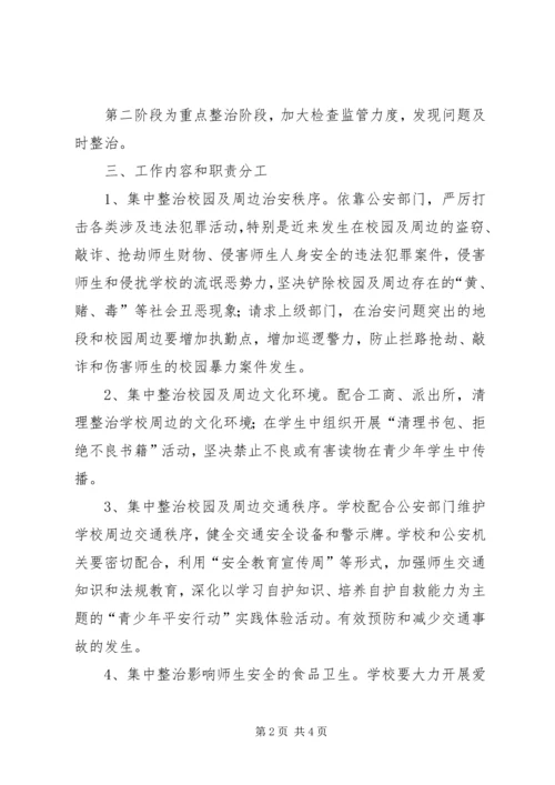 学校园及周边安全整治工作报告 (2).docx