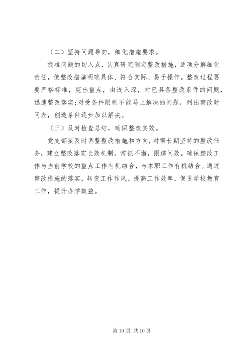 党建工作存在问题及整改措施.docx