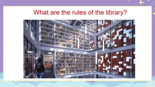 Module 10 Unit 1   Don't talk in the library.课件(共2