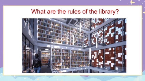 Module 10 Unit 1   Don't talk in the library.课件(共2