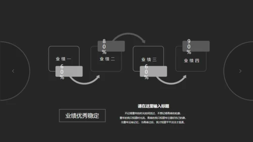 酷黑色高端商务个人简历通用PPT模板