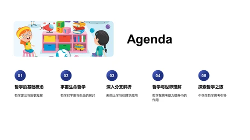 哲学基础教学课件PPT模板