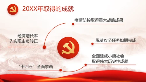 红色大气公安警察年终工作总结新年计划PPT