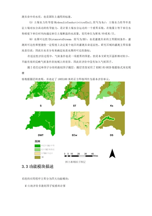 基于元胞自动机和多准则决策的潜在土地适宜性评价模型系统