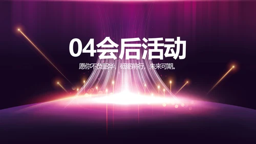 紫色公司品牌发布会策划方案工作总结PPT