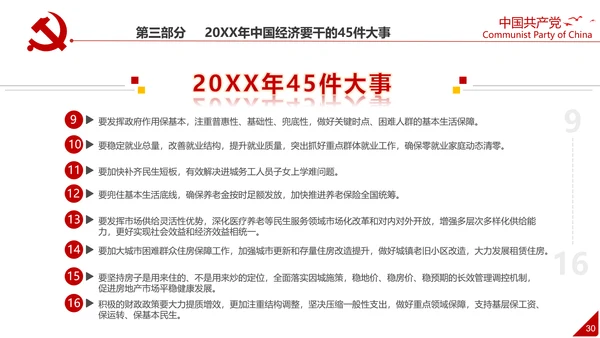 中央经济工作会议解读通用PPT课件模板