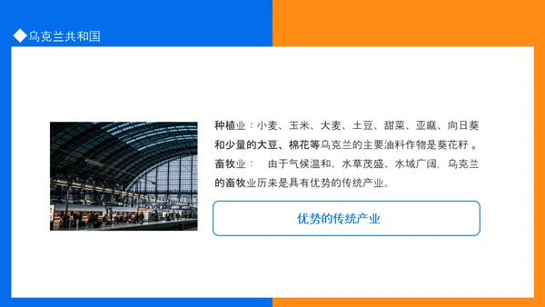 乌克兰介绍动态PPT模板