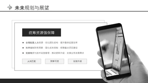 黑色极简风通用行业工作总结PPT模板