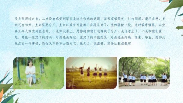 青春纪念册毕业季电子相册通用PPT模版