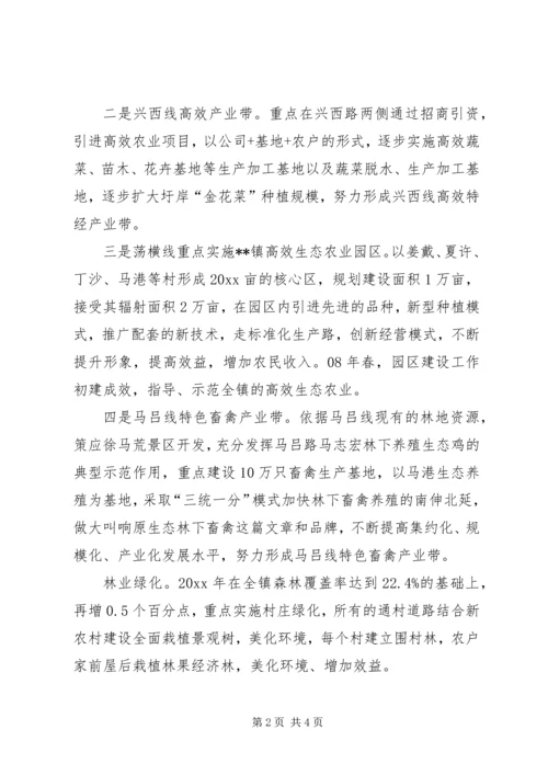 乡镇高效农业调研报告.docx