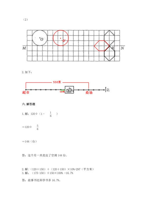 人教版六年级上册数学期末检测卷含答案（典型题）.docx