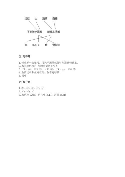 教科版一年级下册科学期末测试卷（满分必刷）.docx