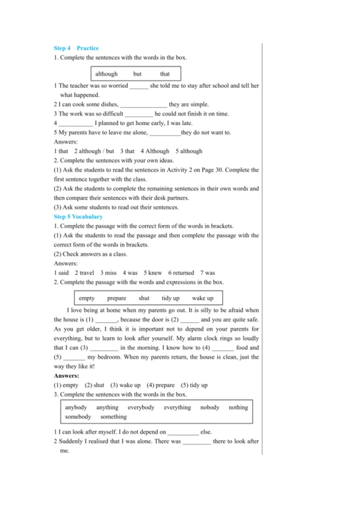 【轻松备课】外研版初中英语九年级上Module 4 Unit 3教学详案