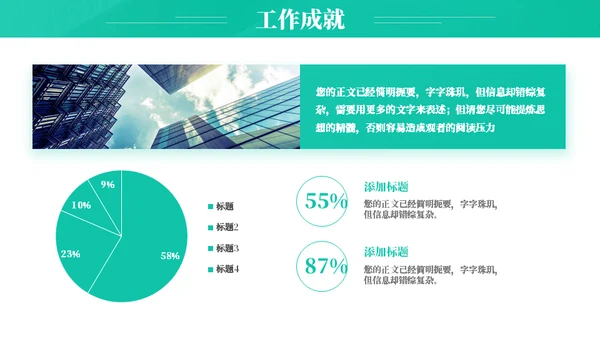 可视化调查数据分析报告通用PPT模板