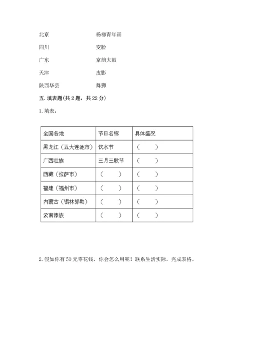 部编版四年级下册道德与法治 期末测试卷附完整答案（易错题）.docx