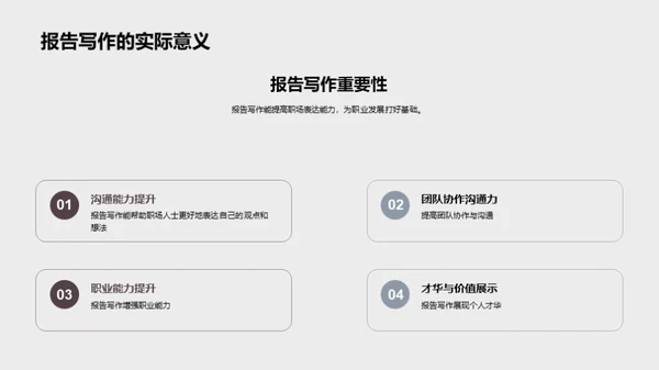 精通报告写作