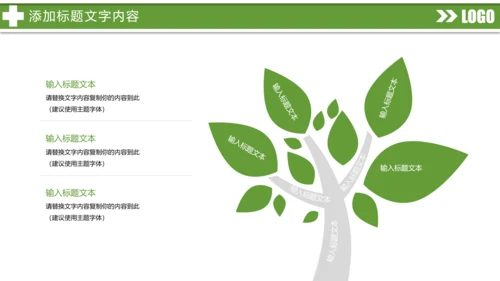 绿色唯美医疗医生工作总结医疗报告PPT模板