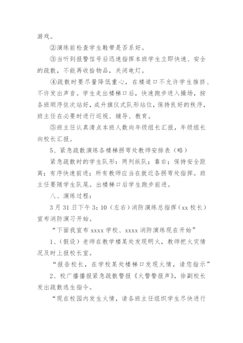 消防演练预案方案.docx