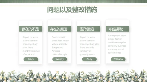 绿色莫兰迪色婚礼婚庆策划动态PPT