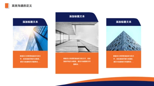 高效沟通技巧简约商务企业内训通用PPT模板