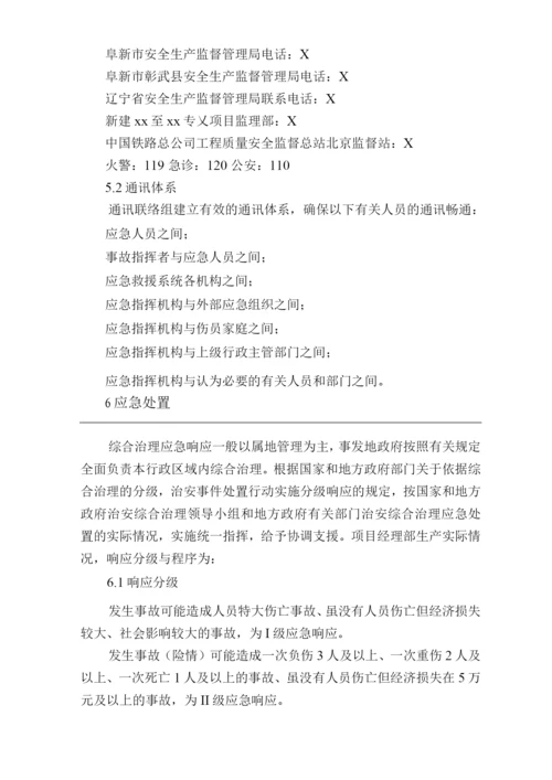 单位公司企业综合治理应急预案.docx