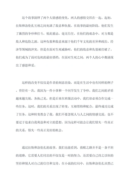 爱与恨的救赎读后感