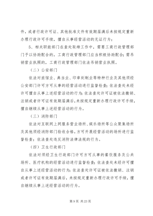 关于侦办无证无照经营查处取缔失职渎职案件的思考.docx