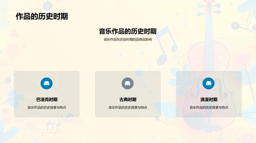 音乐作品深度赏析PPT模板
