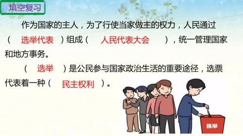 六年级上册道德与法治第三单元我们的国家机构复习课件
